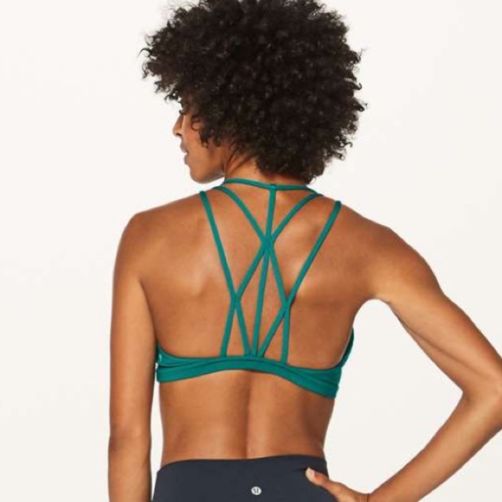 Lululemon | Bra | Raise the Barre | Teal Green | Size 8
